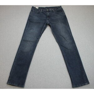 Levis Jeans Mens Size 36 X 34 Blue 511 Cotton Blend Slim Stretch